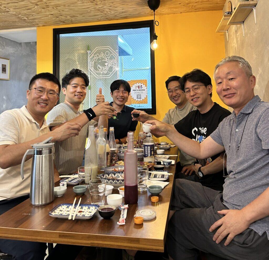 Makgeolli group class, from AirPremia Staff