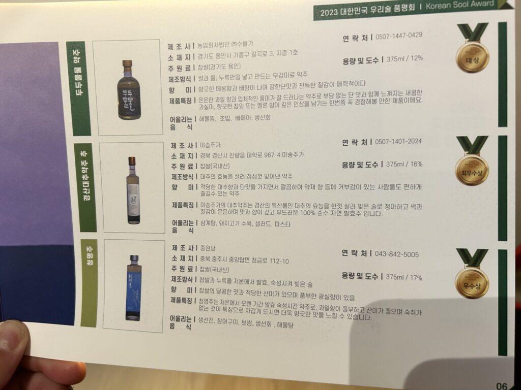 Categories in Cheongju