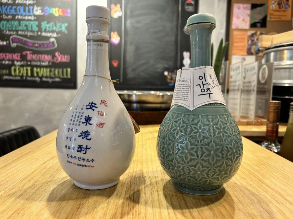 Andong Soju, and Lee Gangju, Baekusaeng