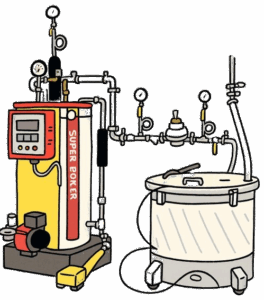 Makgeoli Steam boiler