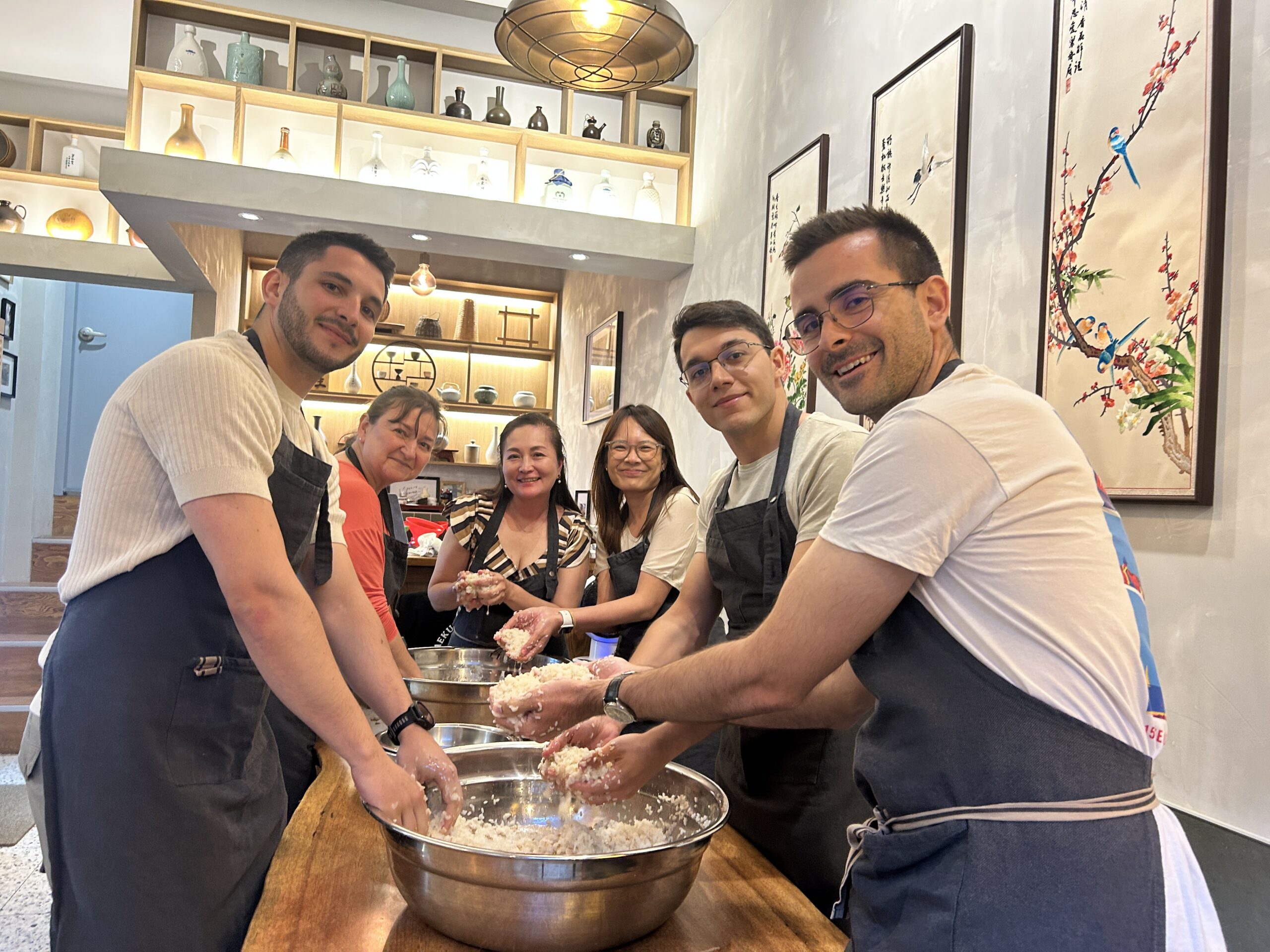 Makgeolli making class