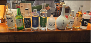 Baekusaeng Makgeolli Soju Tasting