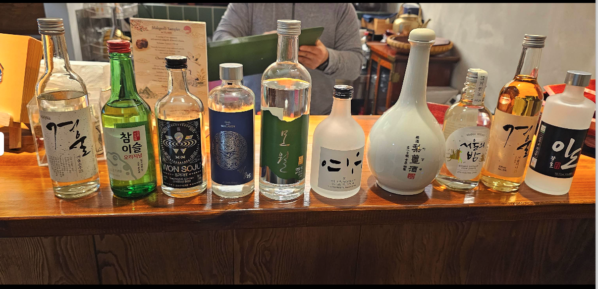 Baekusaeng Makgeolli Soju Tasting